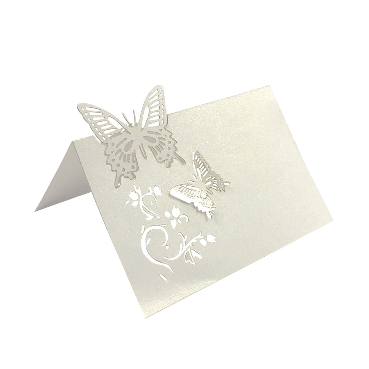 Wrapables Butterflies Wedding Decor Table Name Place Cards (Set of 50)